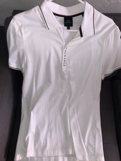 White Armani Polo Shirt 