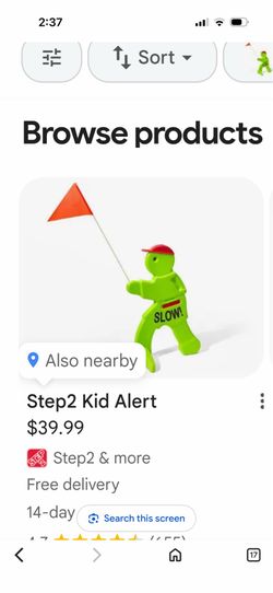 Step 2 Kid Alert Sign