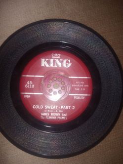 James Brown 45 rpm vinyl