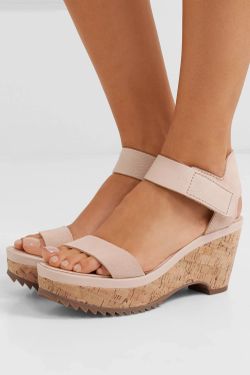 PEDRO GARCIA Franses suede wedge sandals 41
