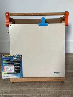 Portable Art Easel for Adults or Kids/ Kids Easel/ Tabletop Easel with FREE Paper Roll and FREE Pack of Markers in time for the Holiday