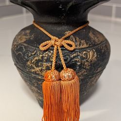 1920's Cast Iron  Vase With Lovely Patine