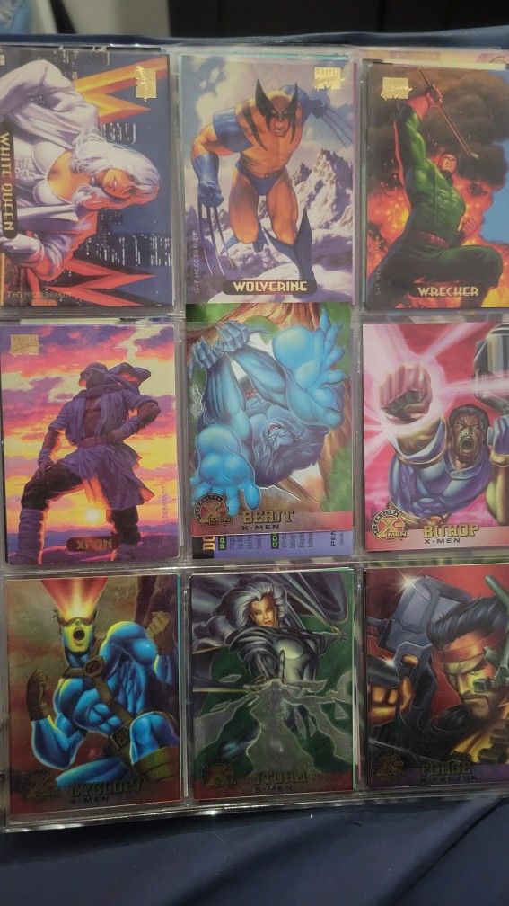 Xmen FLEER ULTRA Cards