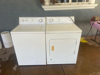 Whirlpool Washer and Dryer gas