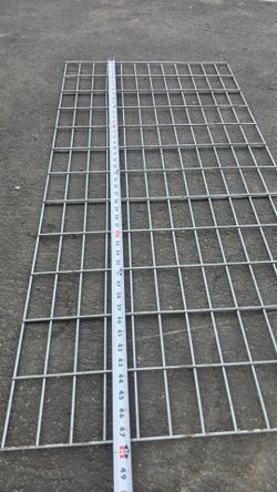 Wire Shelf/Grid Panel – Galvanized Metal
