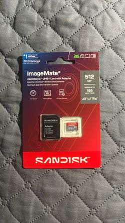 SanDisk ImageMate 512GB microSDXC Card with Adapter