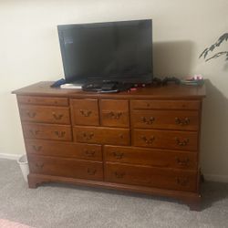 Old Hard Wood Dresser