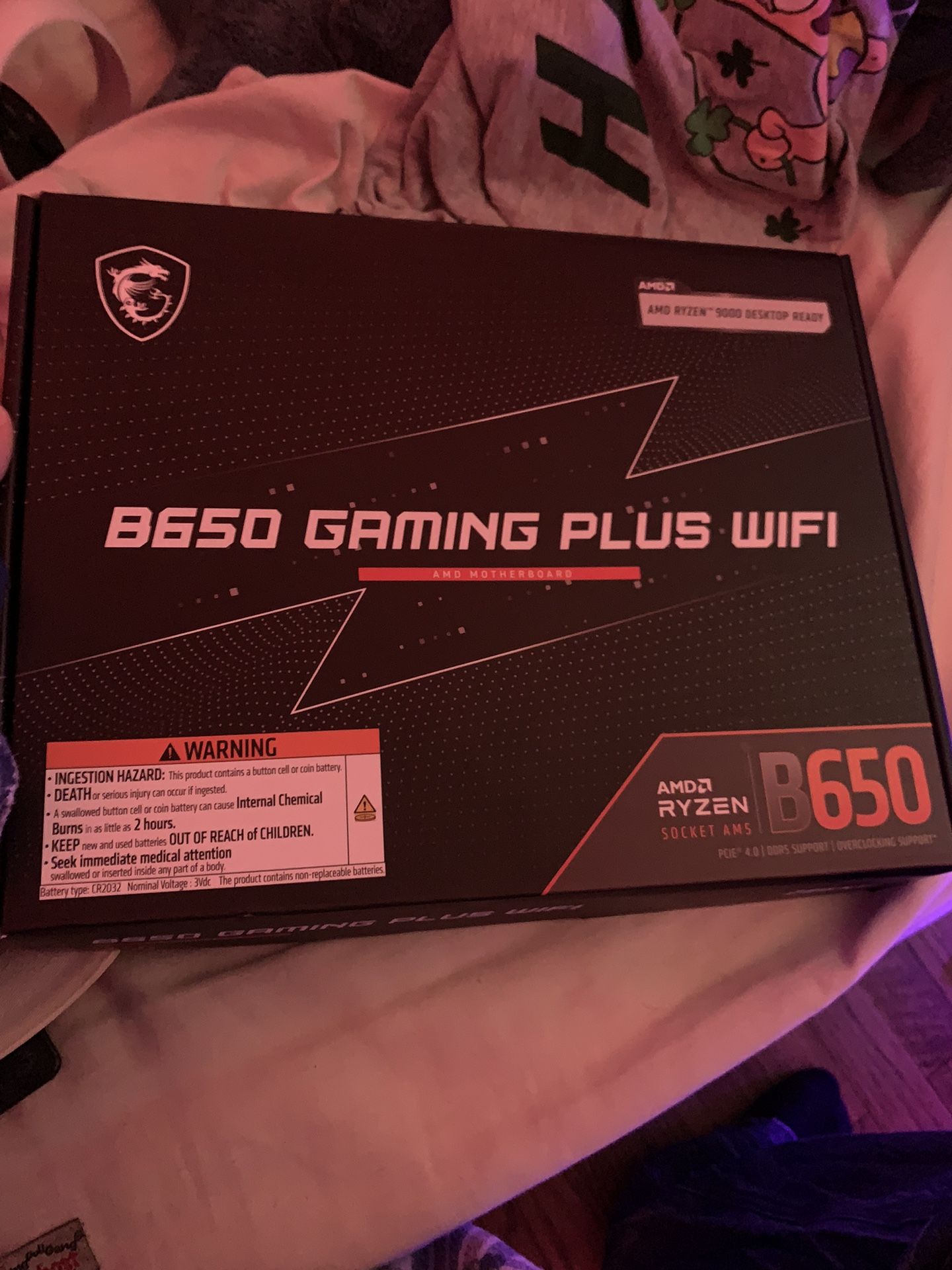 MSI B650 GAMING PLUS WIFI AM5 AMD B650 SATA 6Gb/s ATX Motherboard