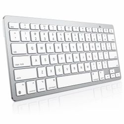 Wireless Keyboard for Mac, Bluetooth Stable, No Numpad, Travel Size