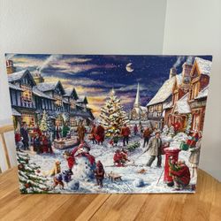 Kirkland’s LED Christmas Canvas Art