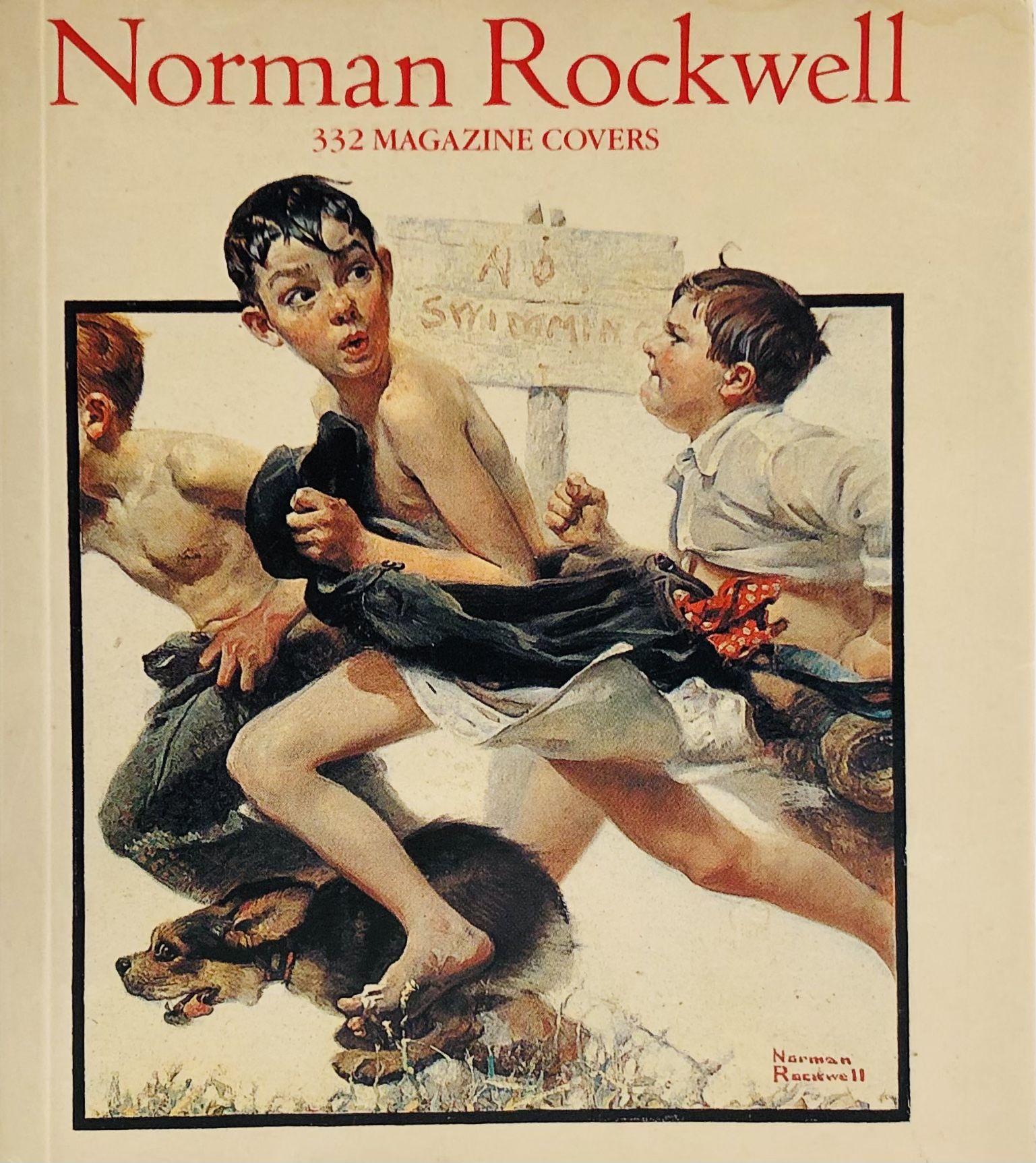 Norman Rockwell 332 Magazine Covers Tiny Folio 1st Edition 8th Printing