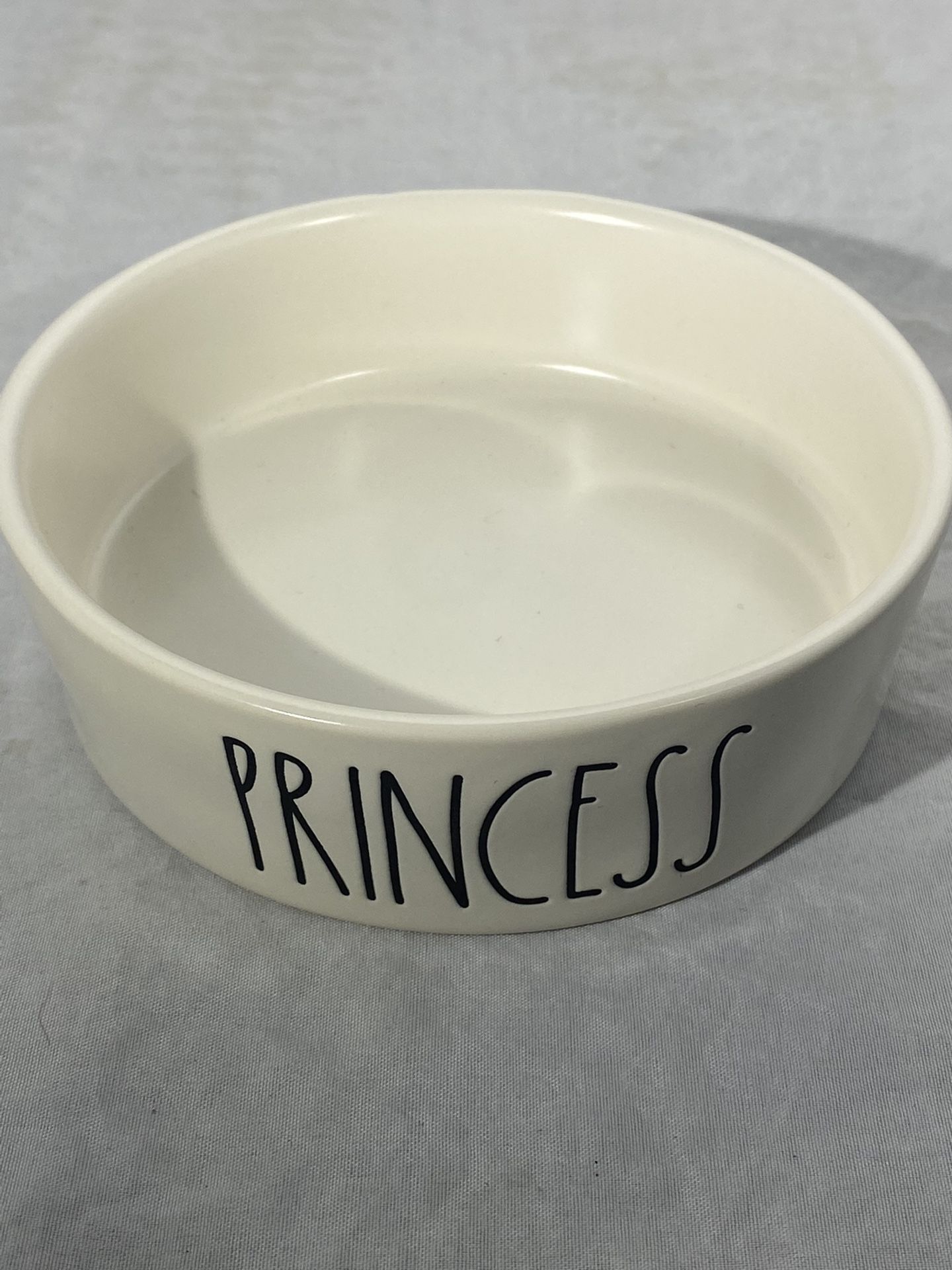 NEW Rae Dunn By Magenta Small "PRINCESS" Dog/Cat Bowl