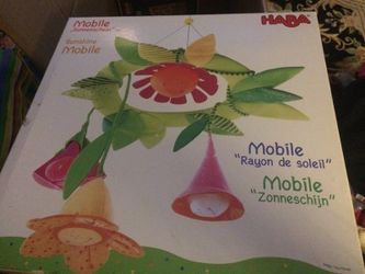 Natural sunshine mobile for baby crib or room