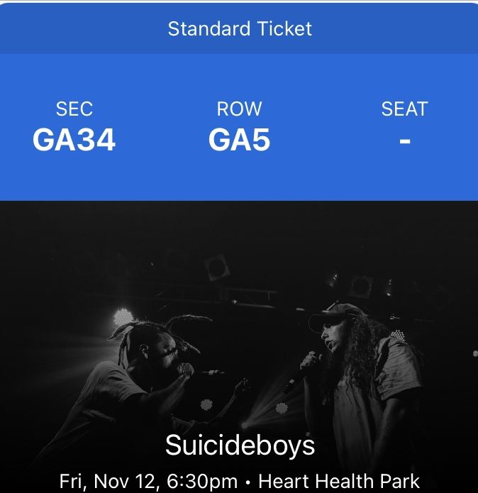 Suicide Boys Ticket