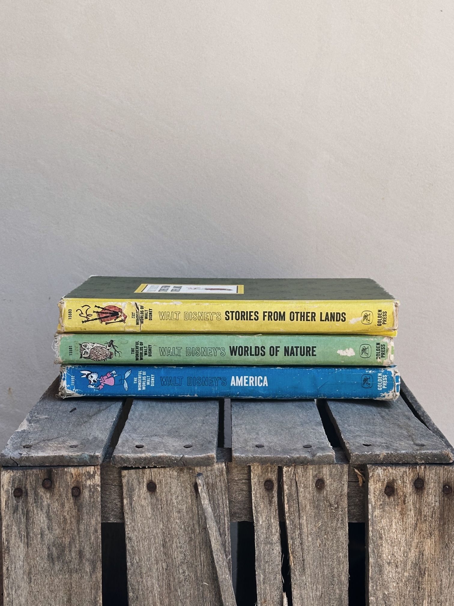 The Wonderful Worlds of Walt Disney Book Set of 3