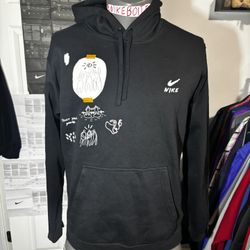 Nike Colin Kaepernick Joy Yamusangie Hoodie Men’s LARGE Dri Fit Black