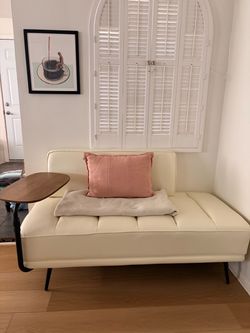 White Leather Couch