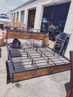 King side bed
