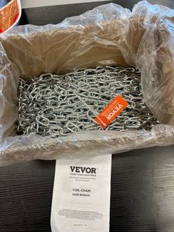 Proof Coil Chain, 3/16" x 100', 1100 lbs