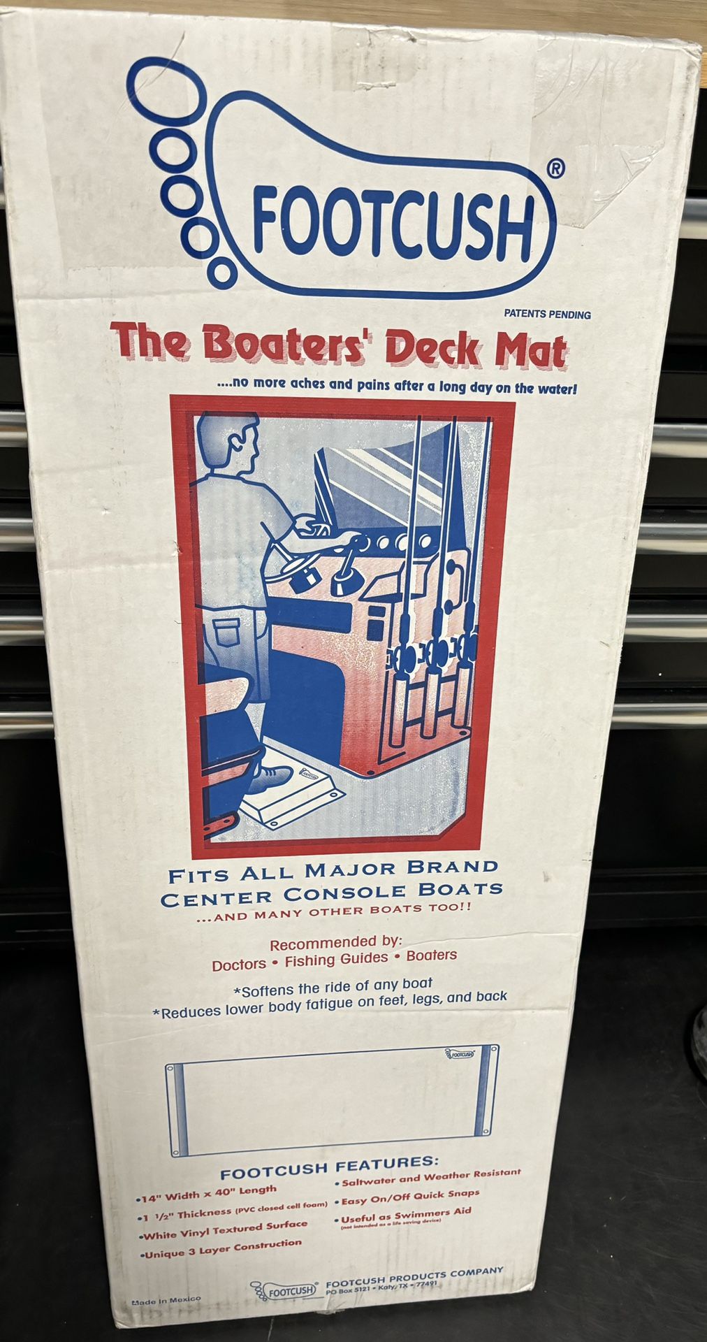 Enter Console Footcush Boaters Foot Cushion BRAND NEW Never Used