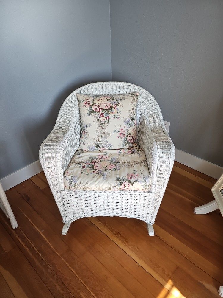Genuine Wicker Rocking Chair