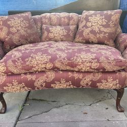Antique Down filled Settee Sofa