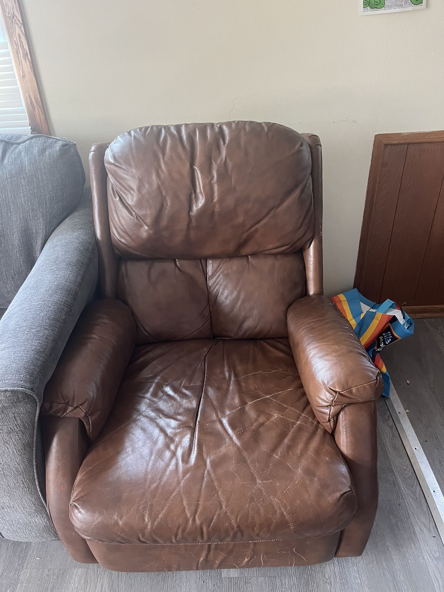 Brown Recliner 
