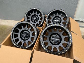 17” INCH METHOD MR305 NV MATTE BLACK FINISH OFF ROAD STYLE WHEELS/RIMS FORD F150 FORD RAPTOR TRUCKS