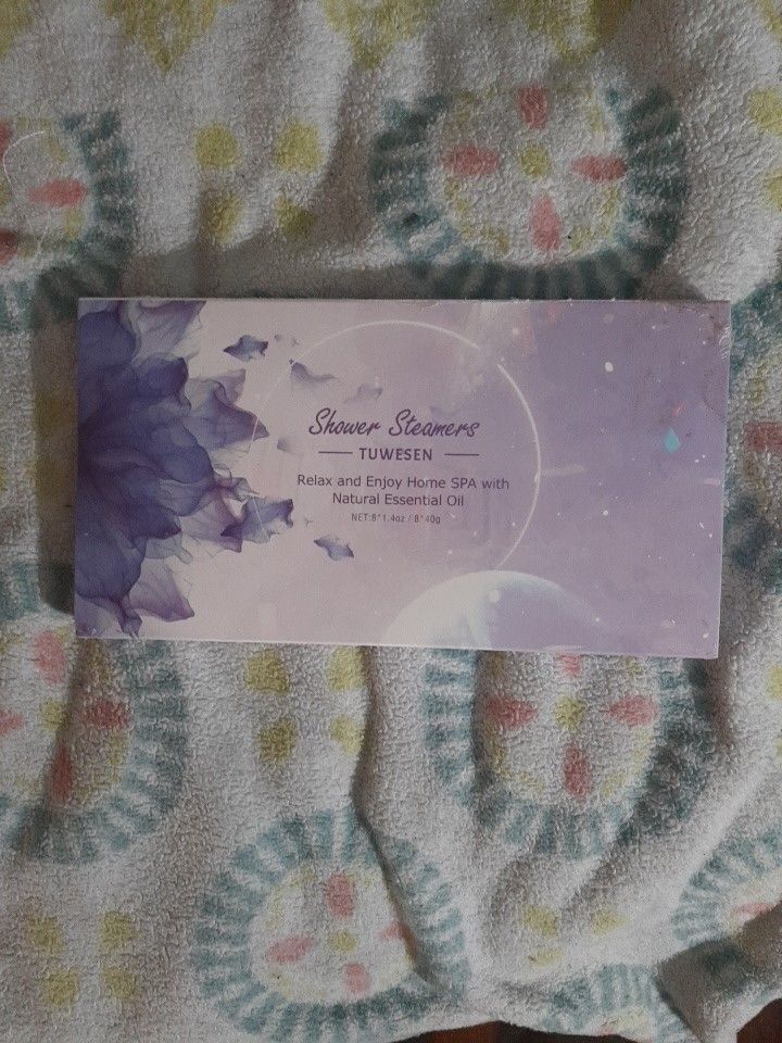 TUWESEN Shower Steamers Aromatherapy Gift Set of 6 Bath Bombs Fizzies.