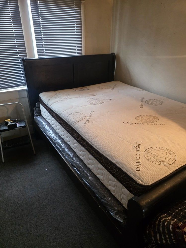 Queen Size Bed With Box spring.