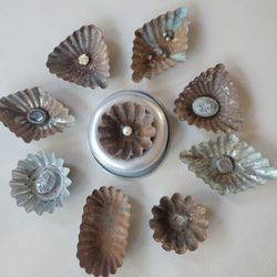 2 Sets Of Rusty Jello Molds (prices below)