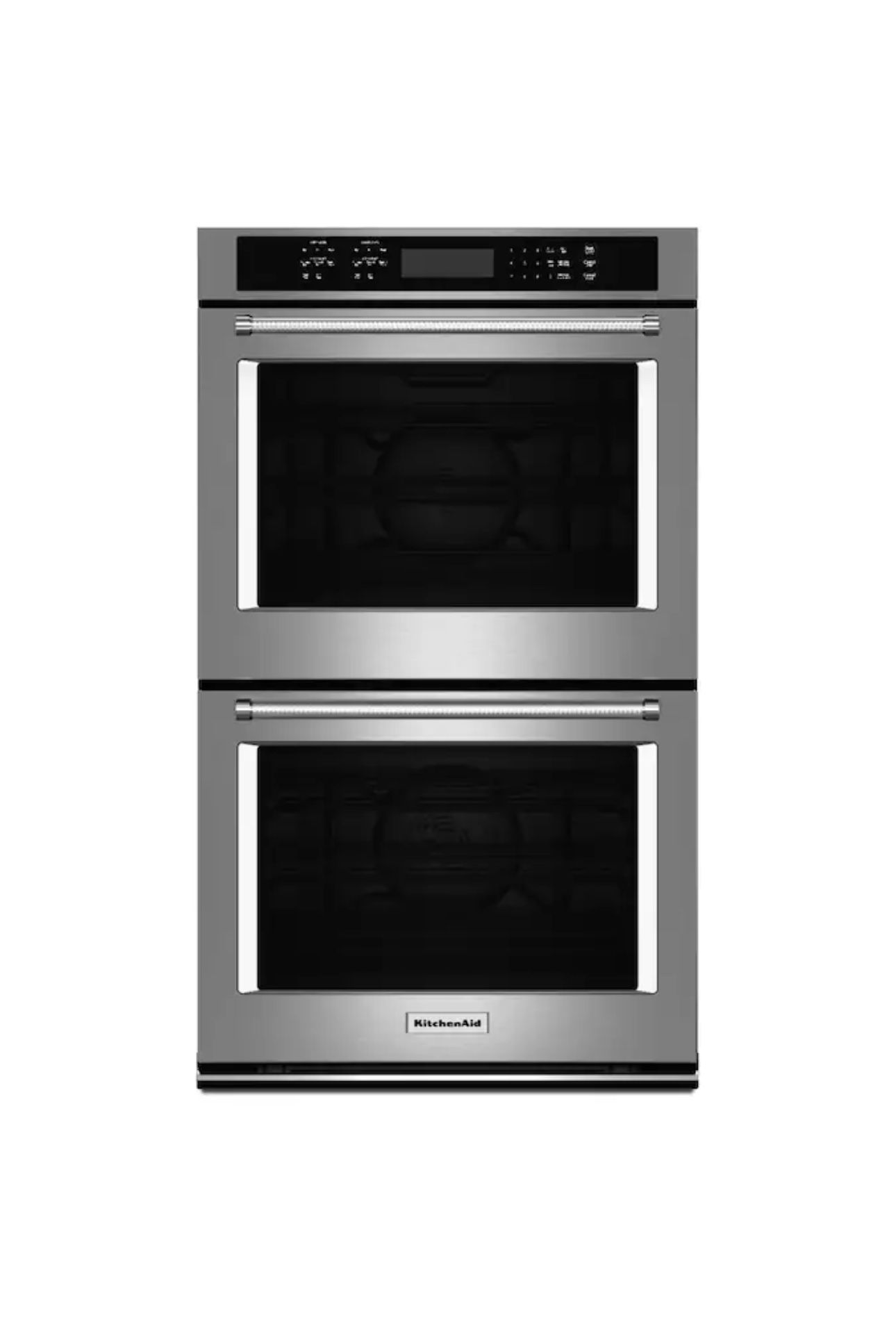 KitchenAid 30 inch Double Electric Wall Oven with Self-cleaning ( Stainless Steel )