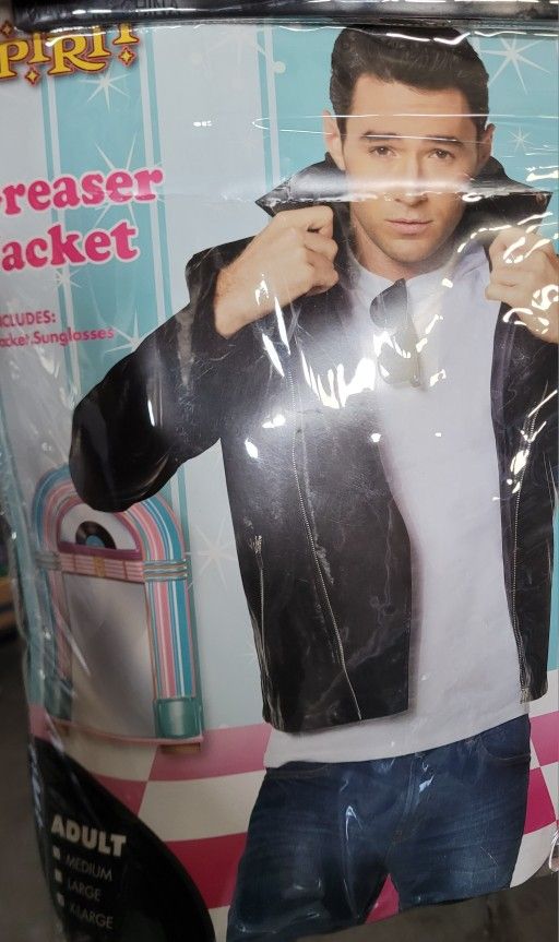 Halloween Costume Men's Xl Greese Jacket