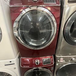 Merlot Samsung washer and dryer set
