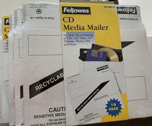 4 pkgs of Fellows CD Mailers (10 packs)