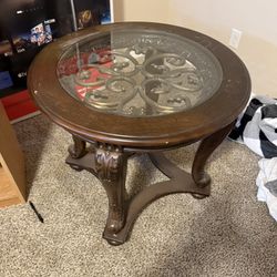 Heavy Round End Table 