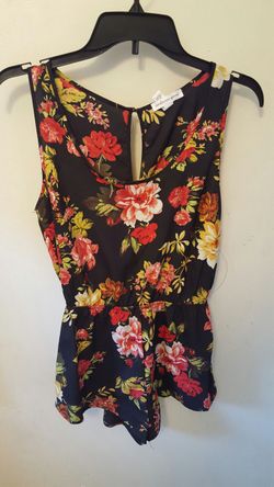 Cute floral romper