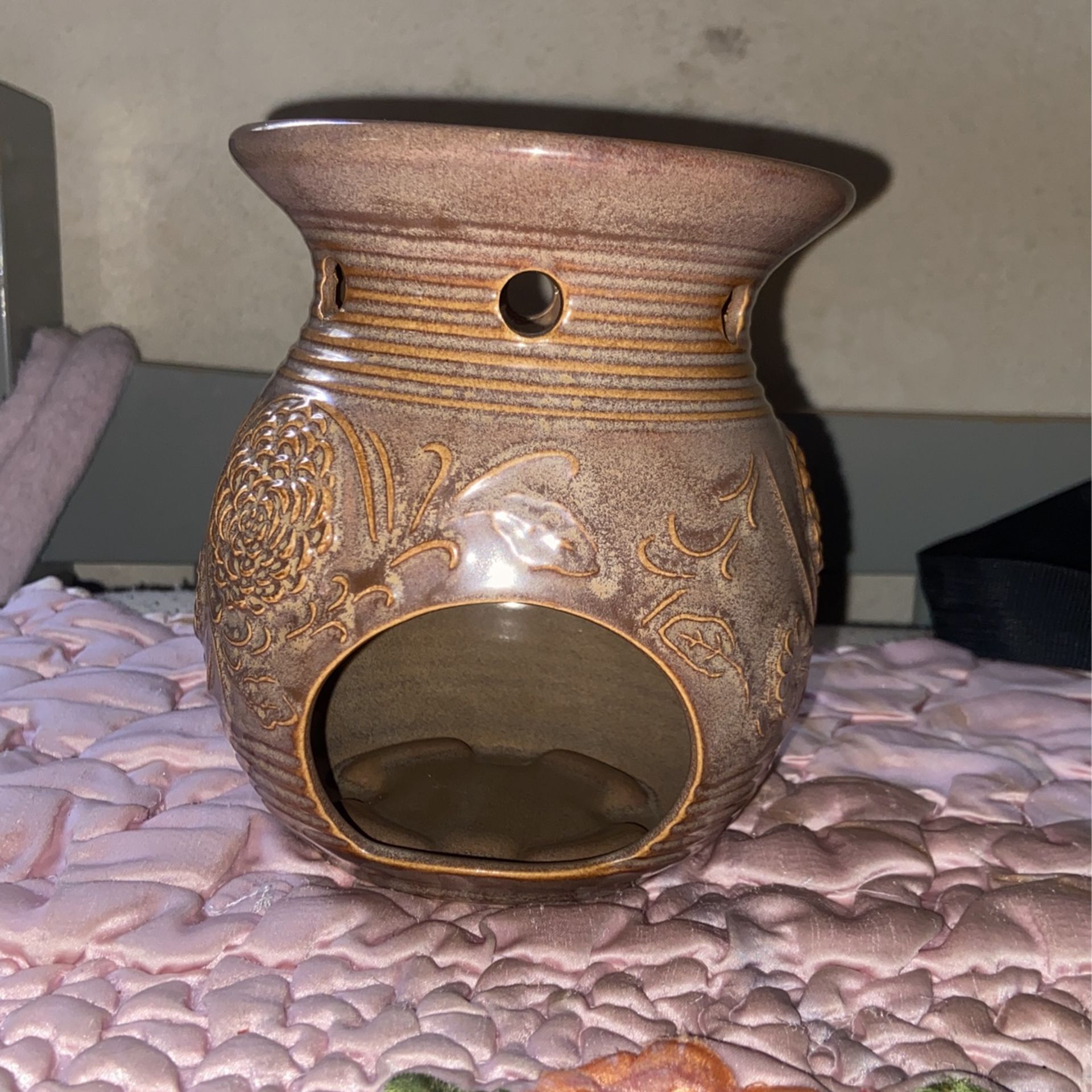 Brown Candle Holder