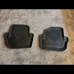 Jeep Wrangler (JL) 2019-25 2-Door | 2nd Row, 2-pc Black Husky All Weather Floor Liners