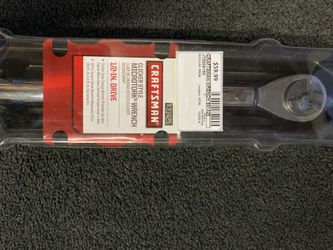 New Crafsman Torque Wrench 1/2