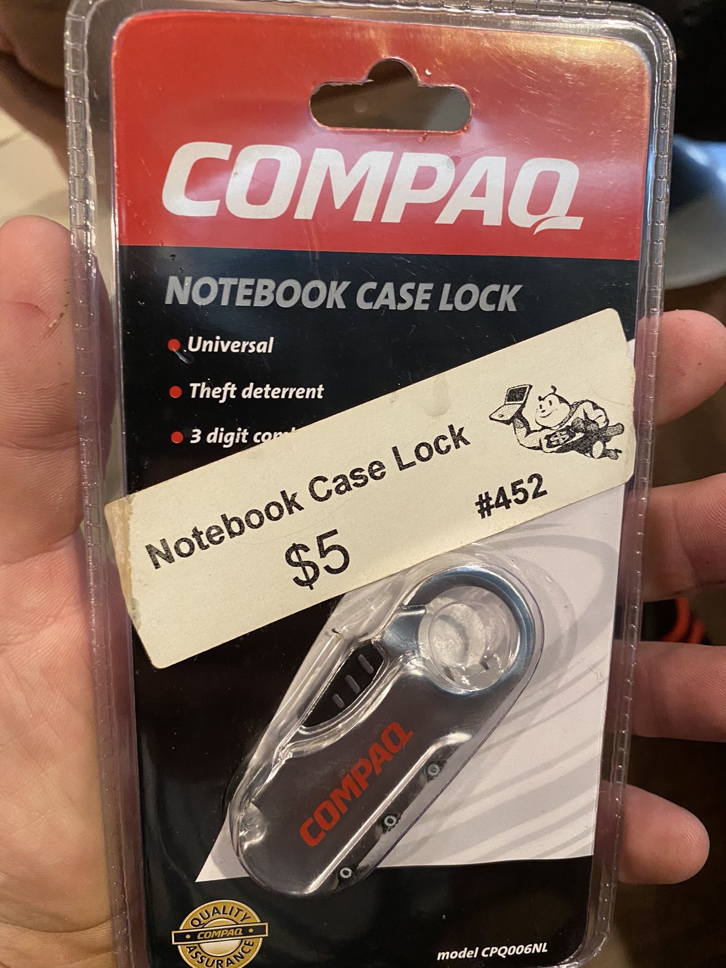 Notebook Case Lock