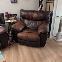 Leather Motorized Reclining Chair