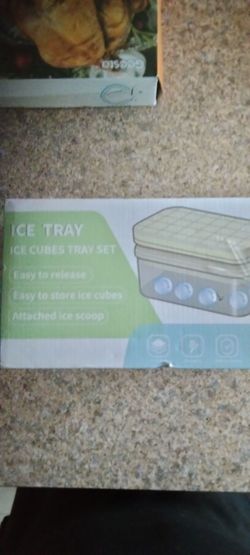 New Double Ice Tray Maker & Ice Compartment