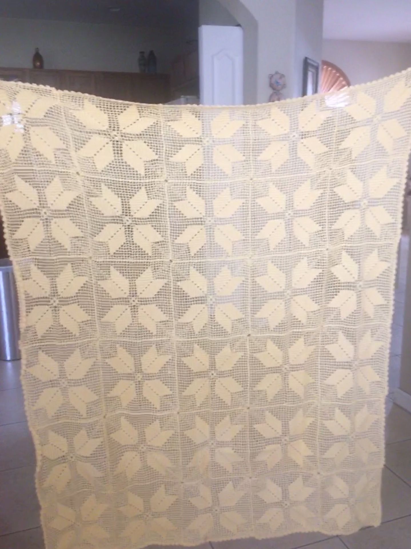 Hand knit brand new tablecloths