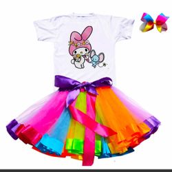 cinnamoonroll 3T party set tutu outfit