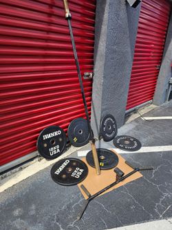 Pair Ivanko plus extras plates and bars $250