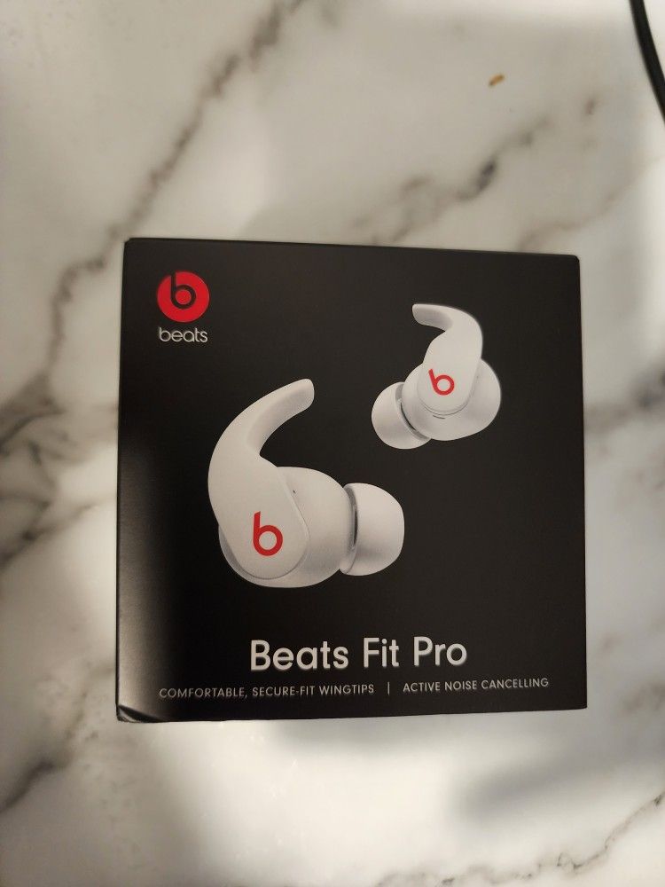 Beats Fit Pro - Noise Cancelling Wireless Earbuds - Apple & Android Compatible - Beats White