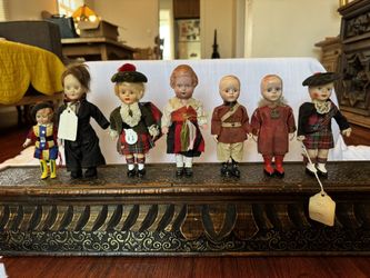 Vintage Collectible Souvenir Dolls