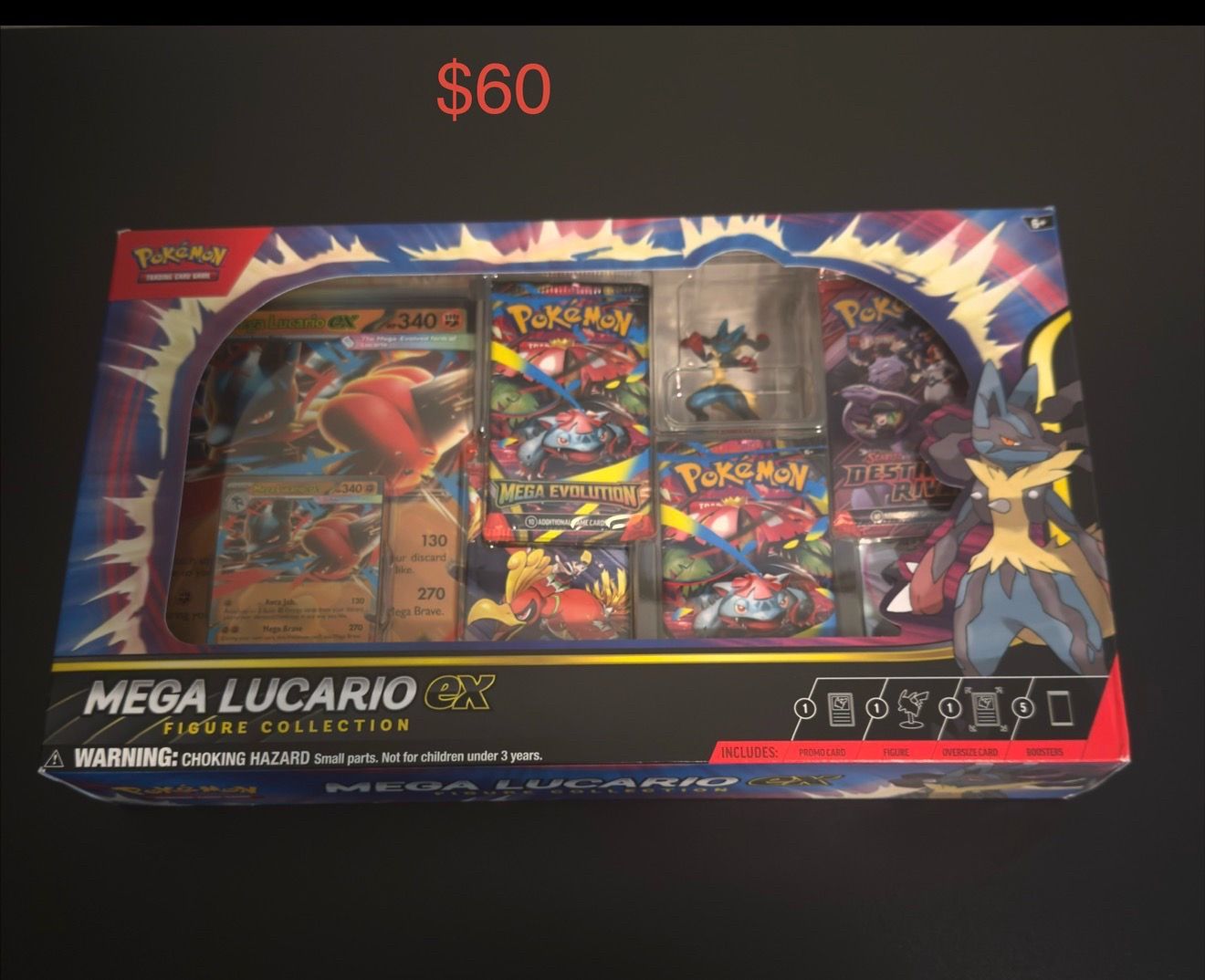 Pokemon MEGA LUCARIO EX FIGURE COLLECTION
