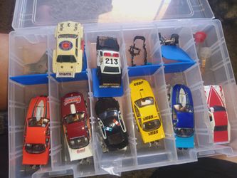 Vintage 22 loose slot cars sold all together